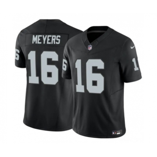 Men's Las Vegas Raiders #16 Jakobi Meyers Black 2023 F.U.S.E Vapor Untouchable Football Stitched Jersey - Ujersey