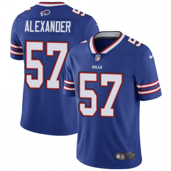 Youth Nike Buffalo Bills #57 Lorenzo Alexander Elite Royal Blue Team Color NFL Jersey - Ujersey