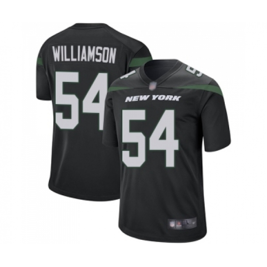 Men's New York Jets #54 Avery Williamson Game Black Alternate Football Jersey - Ujersey