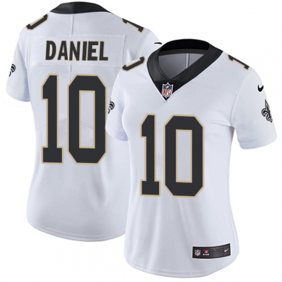 Women's Nike New Orleans Saints #10 Chase Daniel Elite White NFL Jersey - Ujersey