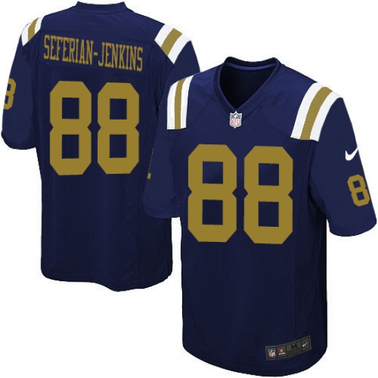 Men's Nike New York Jets #88 Austin Seferian-Jenkins Game Navy Blue Alternate NFL Jersey - Ujersey