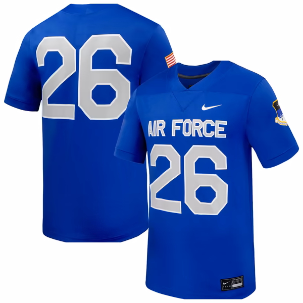 Men's Nike #26 Royal Air Force Falcons Replica Football Jersey - Ujersey