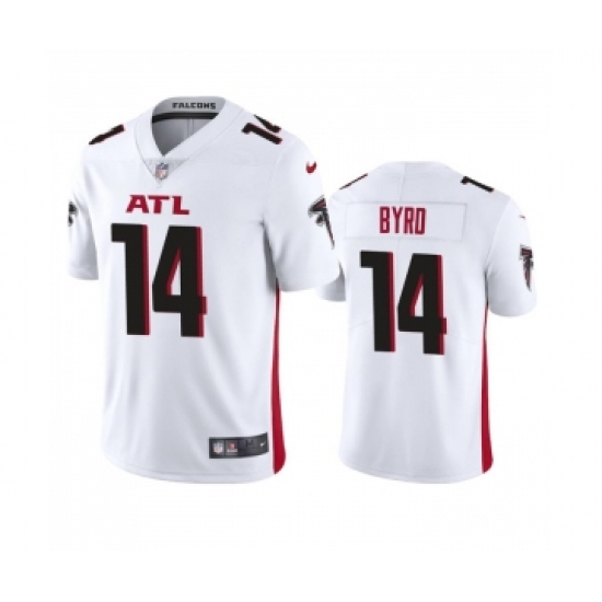 Men's Atlanta Falcons #14 Damiere Byrd White Vapor Untouchable Stitched Football Jersey - Ujersey