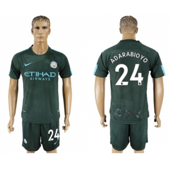 Manchester City #24 Adarabioyo Sec Away Soccer Club Jersey