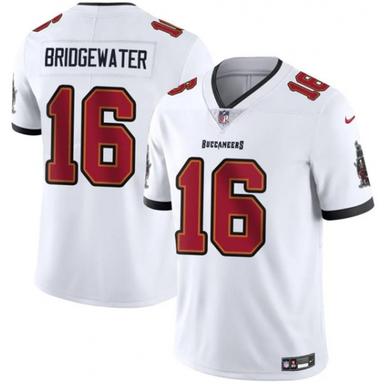 Men's Tampa Bay Buccaneers #16 Teddy Bridgewater White Vapor Limited Football Stitched Jersey - Ujersey