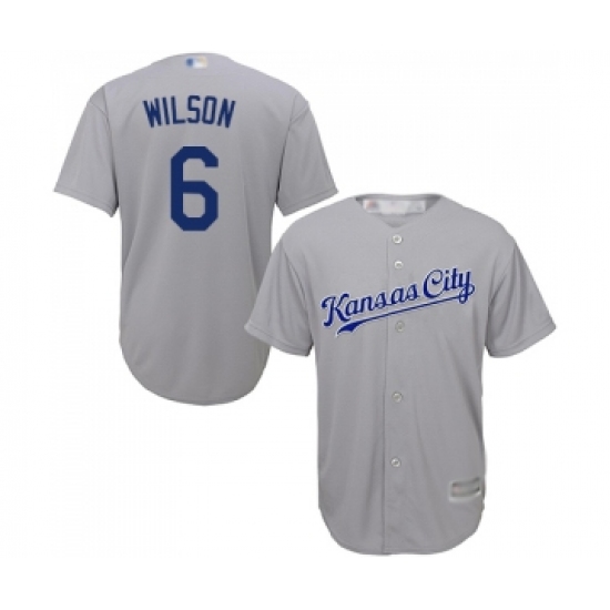 Men's Kansas City Royals #6 Willie Wilson Replica White Home Cool Base Baseball Jersey - Ujersey