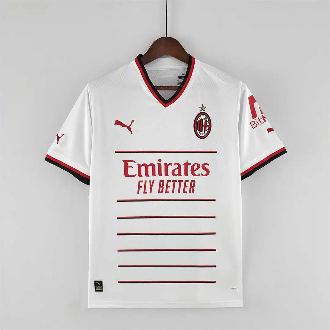 AC Milan Retro Soccer Jersey Away Custom Shirt 2022/23 - Ujersey Shop