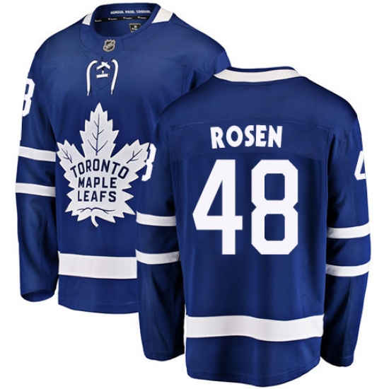 Youth Toronto Maple Leafs #48 Calle Rosen Fanatics Branded Royal Blue Home Breakaway NHL Jersey - Ujersey