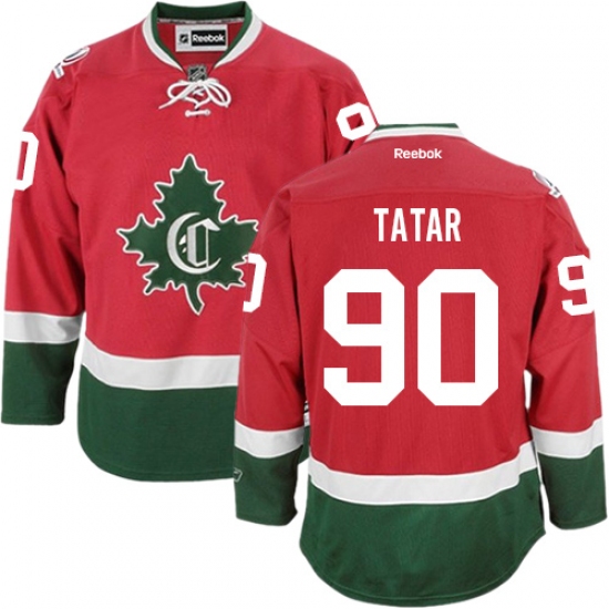 Men's Reebok Montreal Canadiens #90 Tomas Tatar Authentic Red New CD NHL Jersey - Ujersey