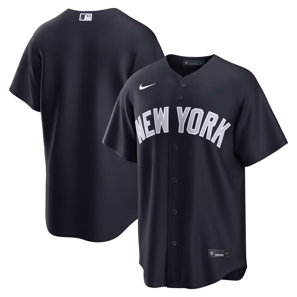 Men's New York Yankees Nike Navy Alternate Replica Jersey - Vujersey Los Angeles Rams