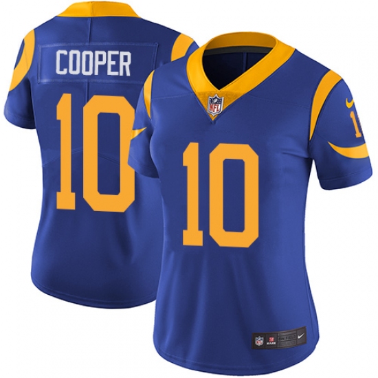 Women's Nike Los Angeles Rams #10 Pharoh Cooper Elite Royal Blue Alternate NFL Jersey - Ujersey
