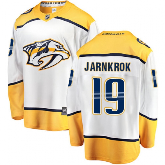 Youth Nashville Predators #19 Calle Jarnkrok Fanatics Branded White Away Breakaway NHL Jersey - Ujersey