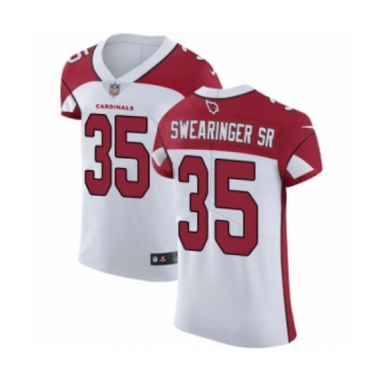 Men's Nike Arizona Cardinals #35 D.J. Swearinger SR White Vapor Untouchable Elite Player NFL Jersey - Ujersey