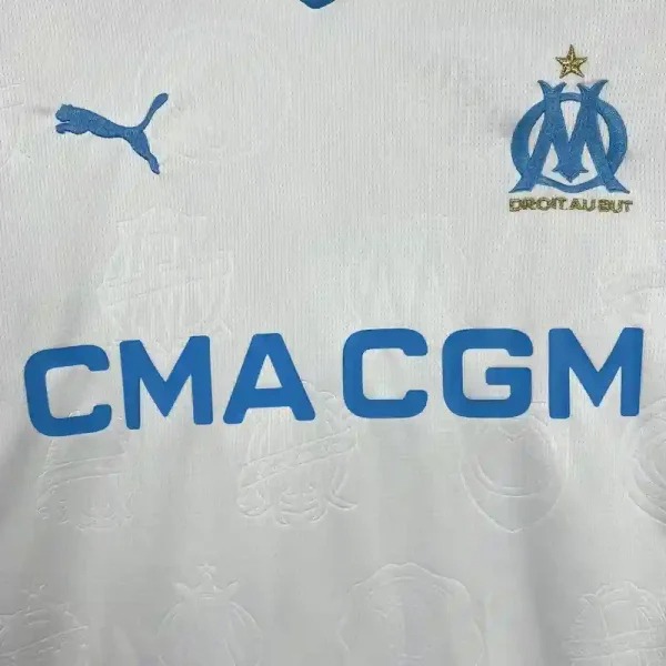 Marseille Soccer Jersey Home Custom Shirt 2025/26 - ujerseystore