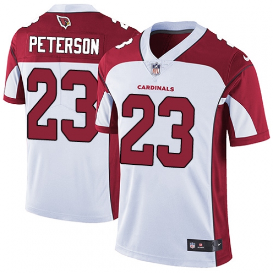 Men's Nike Arizona Cardinals #23 Adrian Peterson White Vapor Untouchable Limited Player NFL Jersey - Ujersey