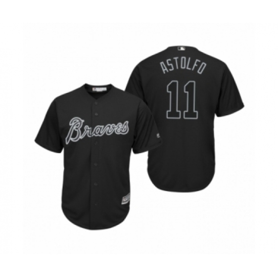 Youth Atlanta Braves #11 Ender Inciarte Astolfo Black 2019 Players Weekend Replica Jersey - Ujersey