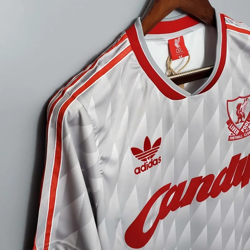 Liverpool Retro Football Jersey Away Custom Shirt 1989-91 - ujerseystore