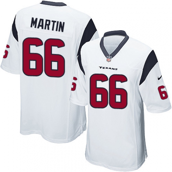 Men's Nike Houston Texans #66 Nick Martin Game White NFL Jersey - Ujersey