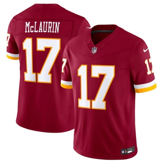 Men's Washington Commanders #17 Terry McLaurin Burgundy 2026 F.U.S.E. Vapor Limited Football Stitched Jersey - Ujersey