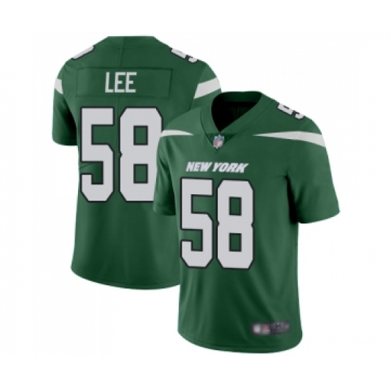 Youth New York Jets #58 Darron Lee Green Team Color Vapor Untouchable Limited Player Football Jersey - Ujersey