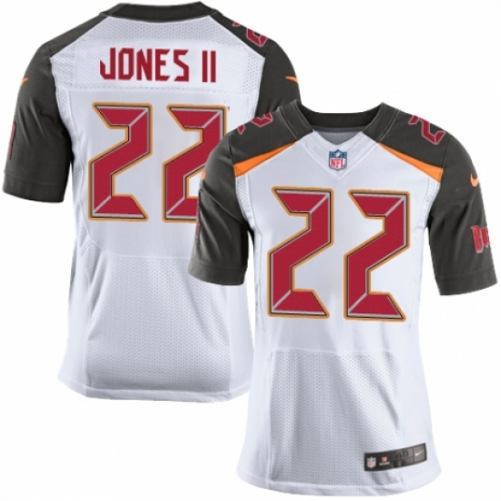 Men's Nike Tampa Bay Buccaneers #22 Ronald Jones II Elite White NFL Jersey - Ujersey