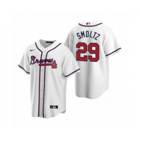 Youth Atlanta Braves #29 John Smoltz Nike White 2020 Replica Home Jersey - Ujersey