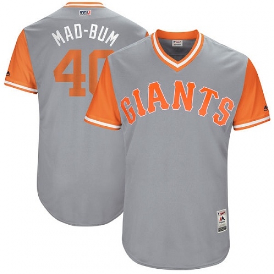 Men's Majestic San Francisco Giants #40 Madison Bumgarner 