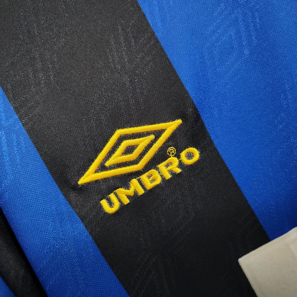 Inter Milan Jersey Custom Home Soccer Jersey 1995/96 - ujerseystore