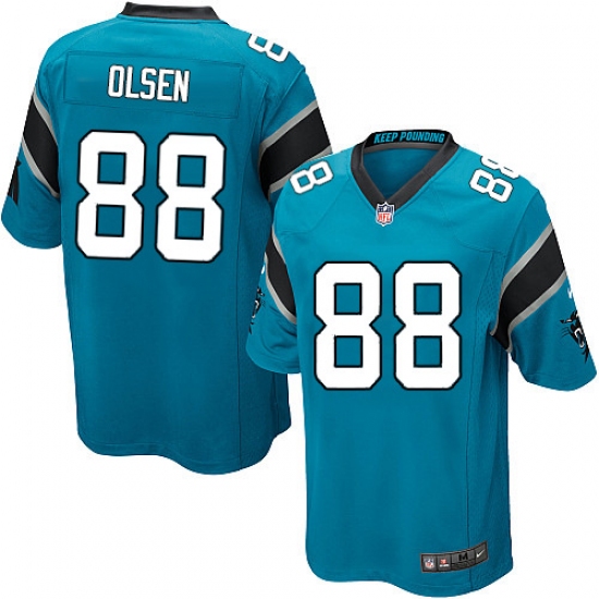 Men's Nike Carolina Panthers #88 Greg Olsen Game Blue Alternate NFL Jersey - Ujersey