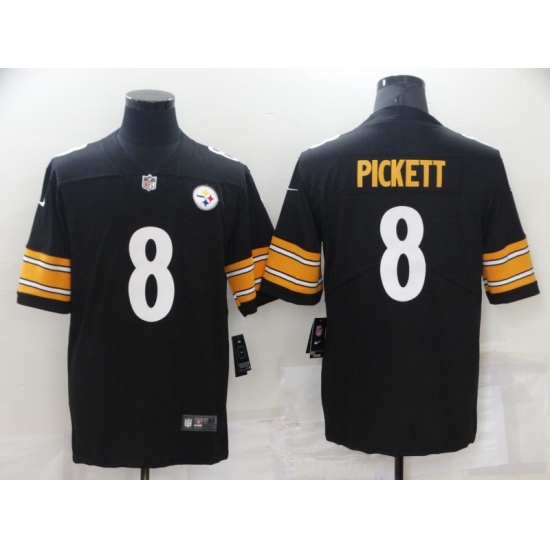Men's Pittsburgh Steelers #8 Kenny Pickett Nike Black Draft First Round Pick Limited Jersey - Ujersey
