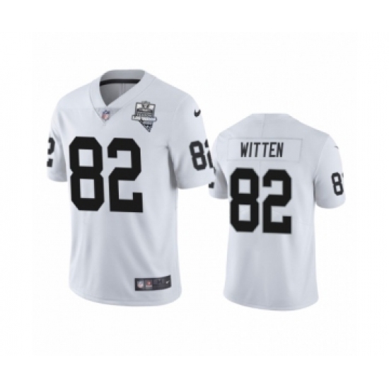 Women's Oakland Raiders #82 Jason Witten White 2020 Inaugural Season Vapor Limited Jersey