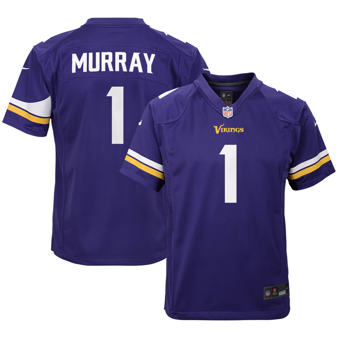 Youth Minnesota Vikings Kyler Murray Nike Purple Game Jersey - Ujersey