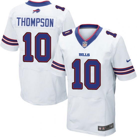 Men's Nike Buffalo Bills #10 Deonte Thompson Elite White NFL Jersey - Ujersey