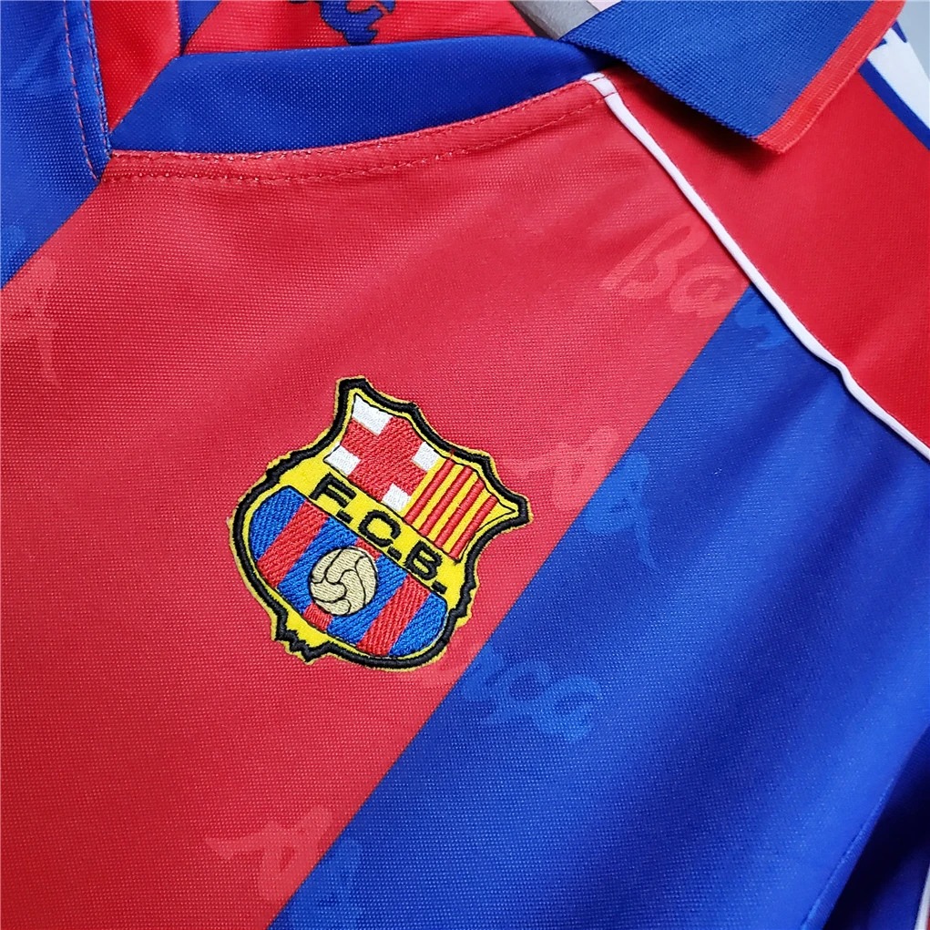 Barcelona Retro Jersey Home Soccer Shirt 1992/95 - Ujersey NHL