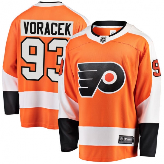 Youth Philadelphia Flyers #93 Jakub Voracek Fanatics Branded Orange Home Breakaway NHL Jersey - Ujersey