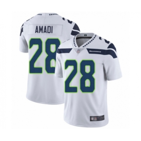 Youth Seattle Seahawks #28 Ugo Amadi White Vapor Untouchable Limited Player Football Jersey - Ujersey