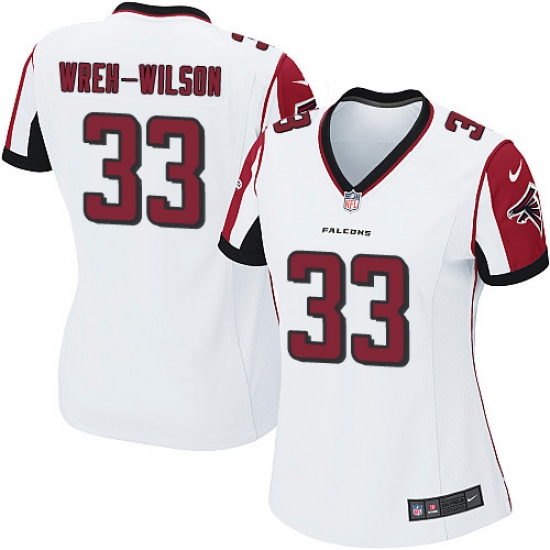 Women's Nike Atlanta Falcons #33 Blidi Wreh-Wilson Game White NFL Jersey - Ujersey