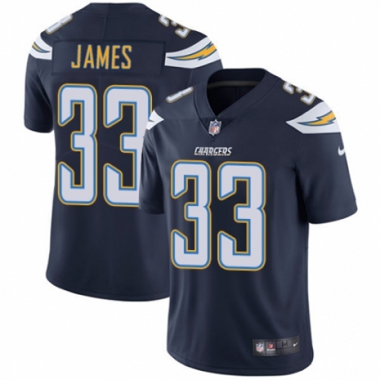 Men's Nike Los Angeles Chargers #33 Derwin James Navy Blue Team Color Vapor Untouchable Limited Player NFL Jersey - Ujersey