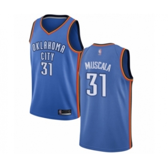 Youth Oklahoma City Thunder #31 Mike Muscala Swingman Royal Blue Basketball Jersey - Icon Edition