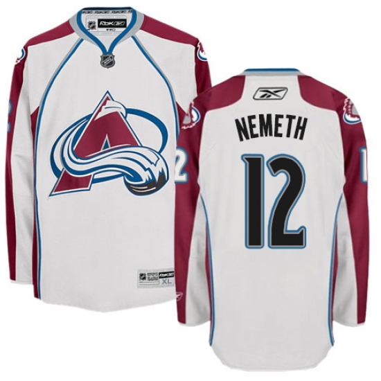 Women's Reebok Colorado Avalanche #12 Patrik Nemeth Authentic White Away NHL Jersey - Ujersey