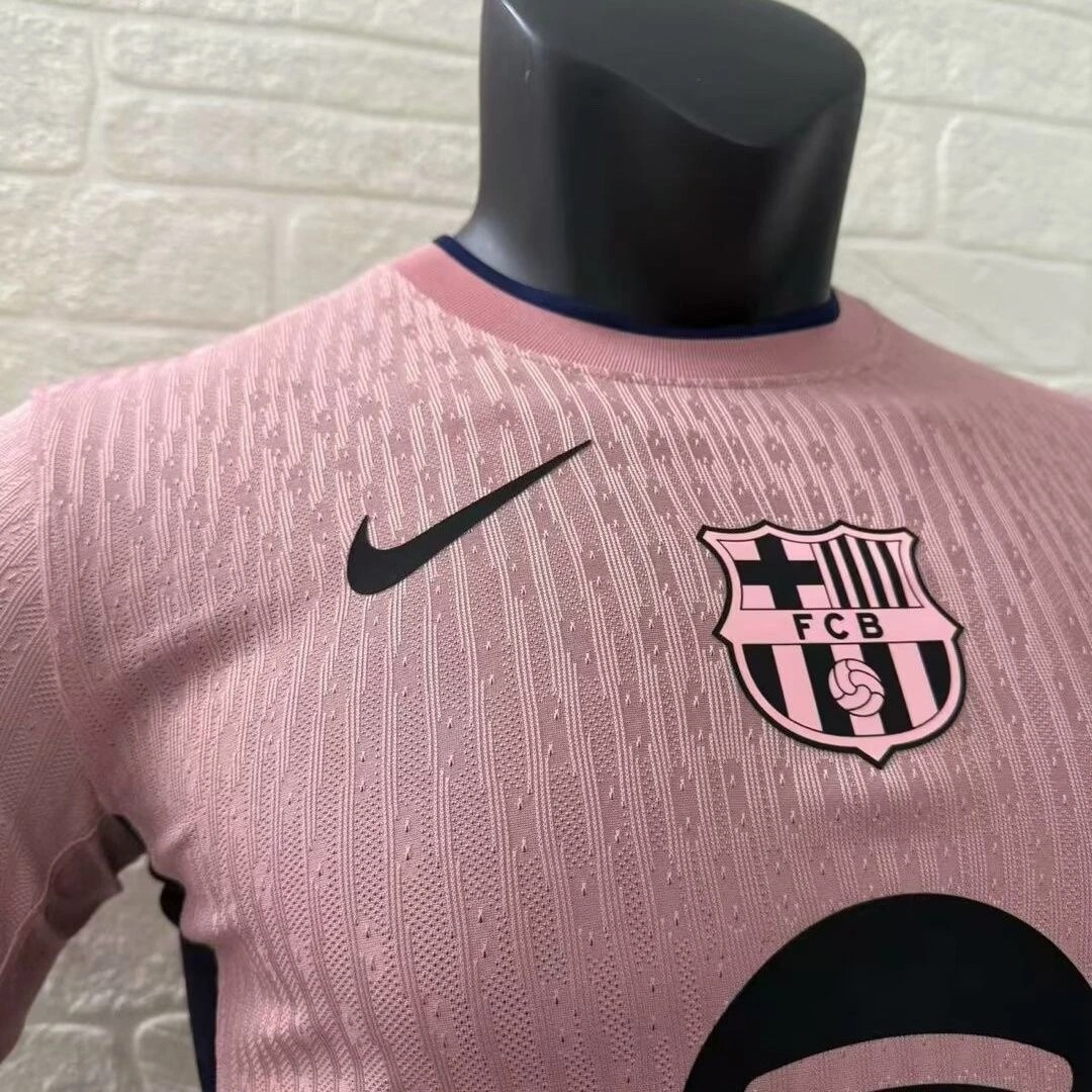 Soccer Jersey Barcelona Third Away Pink Shirt 2025/26