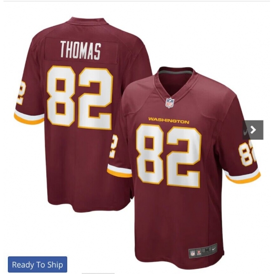 Men's Nike Washington Commanders #82 Logan Thomas Red Alternate Legend Jersey - Ujersey