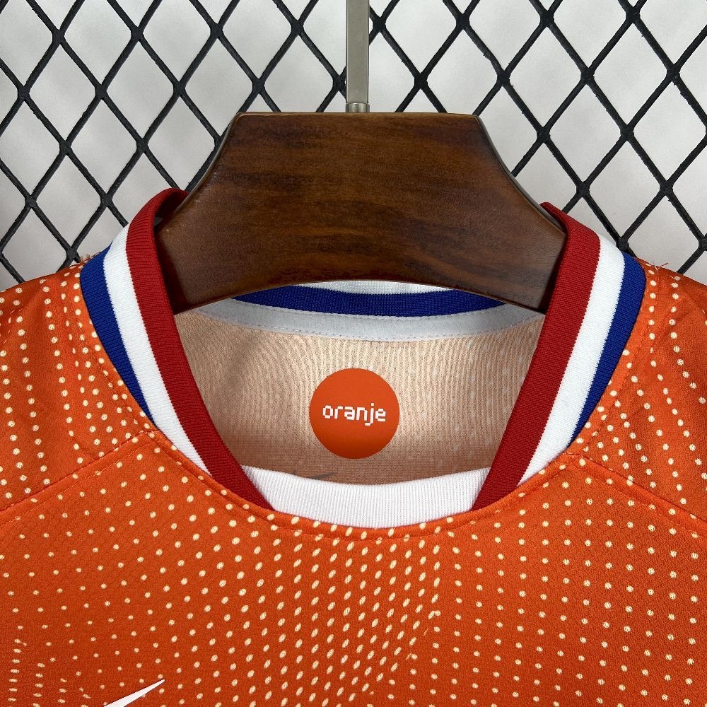 Netherlands Soccer Jersey Home Custom Shirt 2025 - ujerseystore