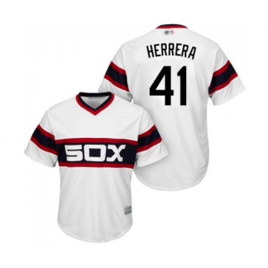 Youth Chicago White Sox #41 Kelvin Herrera Replica White 2013 Alternate Home Cool Base Baseball Jersey - Ujersey