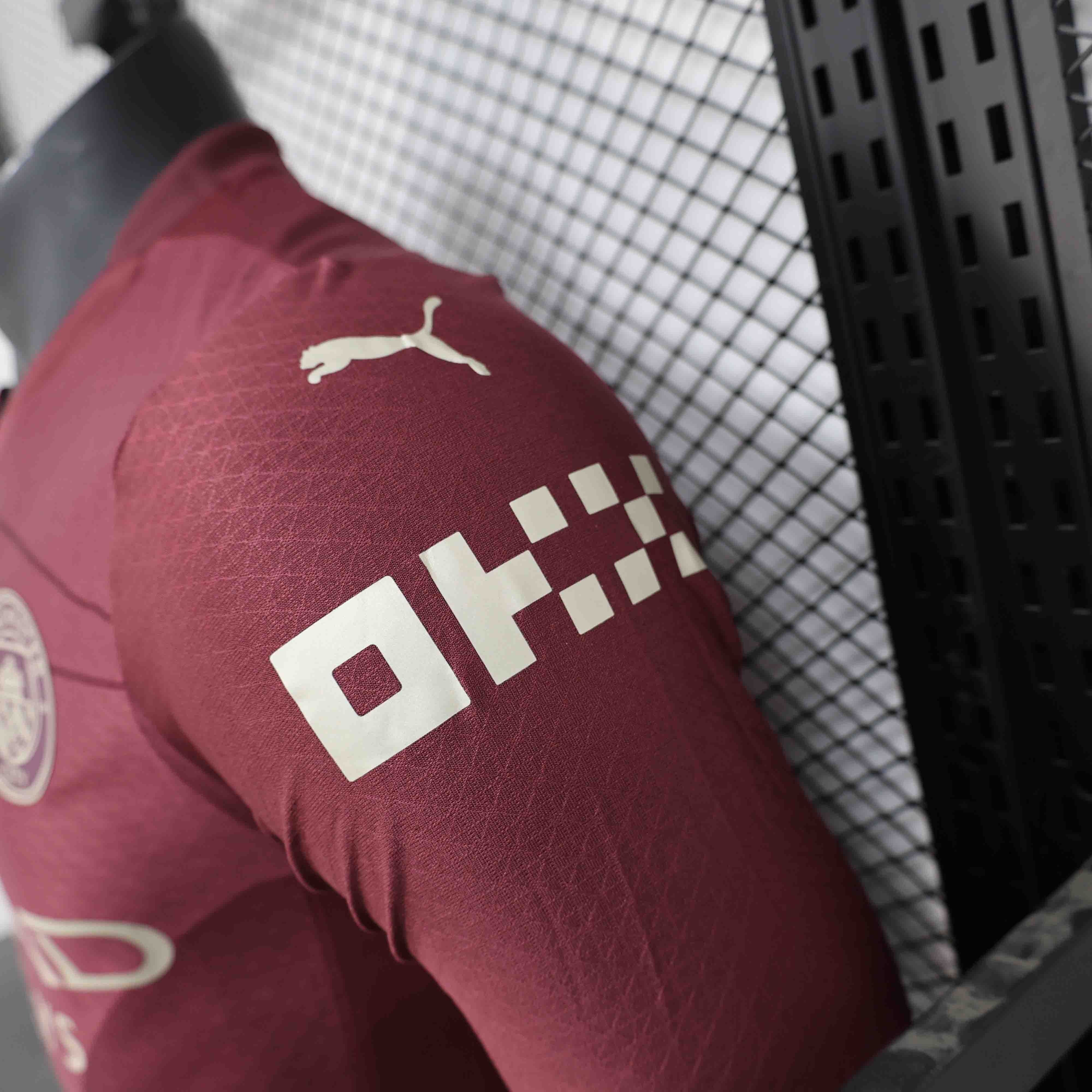 Manchester City  Third Away Long Sleeve Football Jersey Shirt 2024/25 - Ujersey NHL