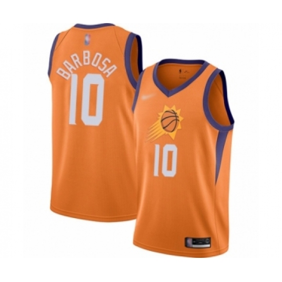Youth Phoenix Suns #10 Leandro Barbosa Swingman Orange Finished Basketball Jersey - Statement Edition - Ujersey