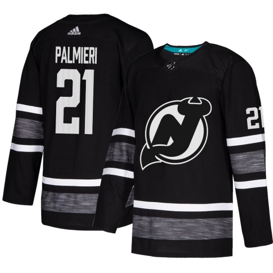 Men's Adidas New Jersey Devils #21 Kyle Palmieri Black 2019 All-Star Game Parley Authentic Stitched NHL Jersey - Ujersey
