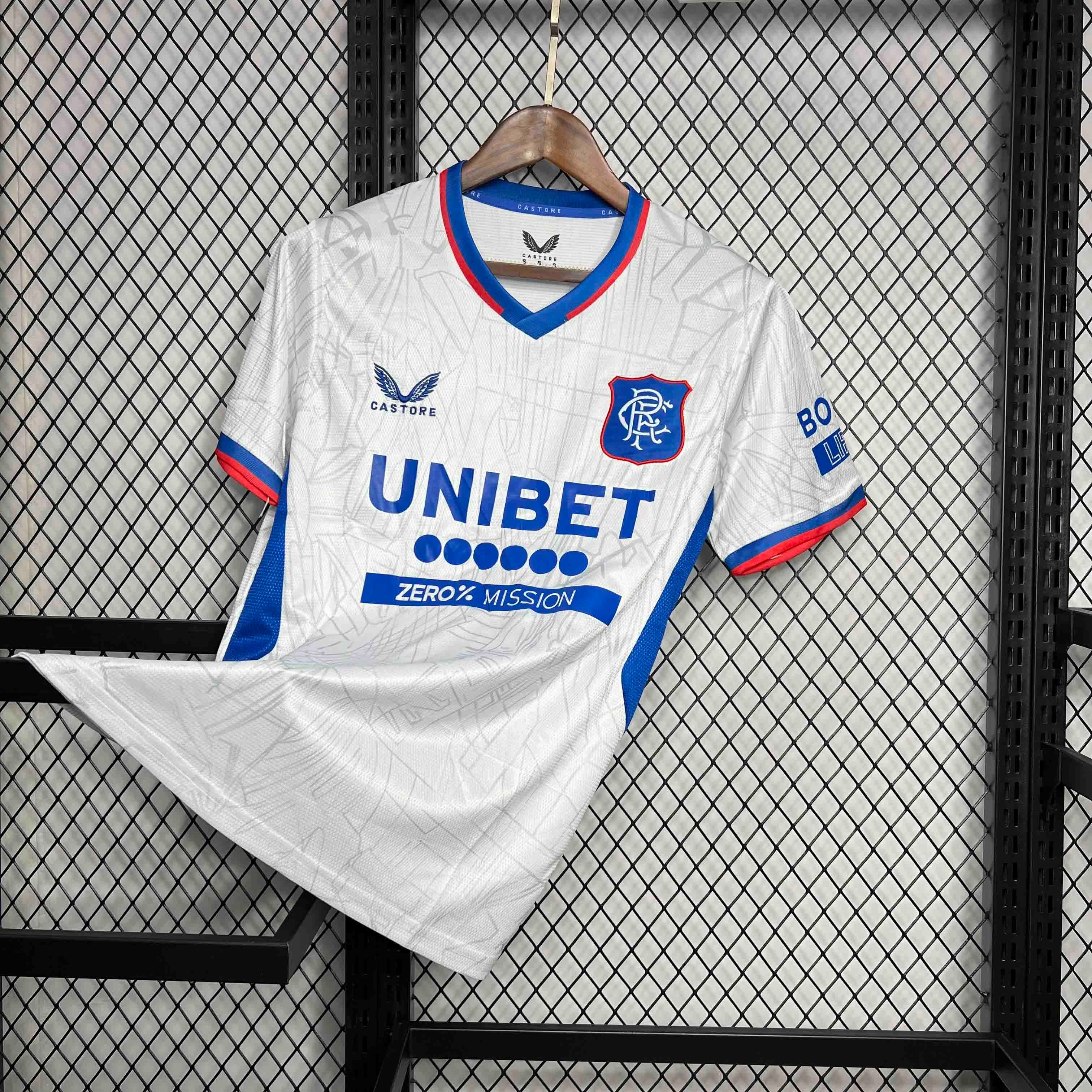 Rangers FC Soccer Jersey Away Custom Shirt 2024/25 - ujerseystore