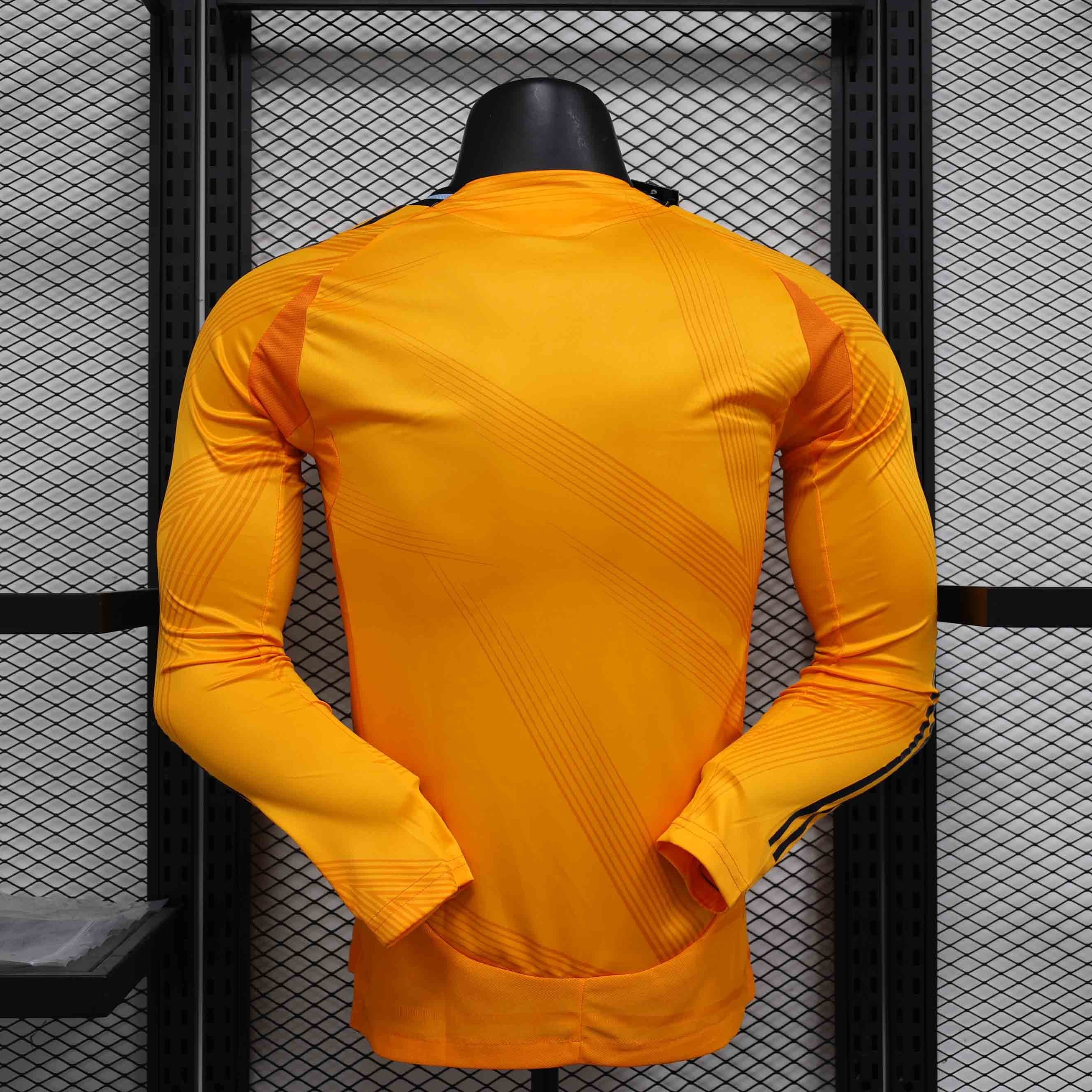 Real Madrid Soccer Jersey Away Shirt Long Sleeve 2024/25