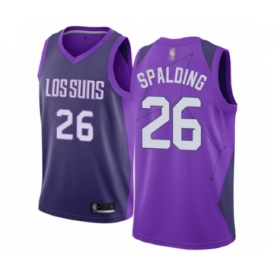 Women's Phoenix Suns #26 Ray Spalding Swingman Purple Basketball Jersey - City Edition - Ujersey